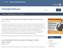 Tablet Screenshot of hostingterbaik.com